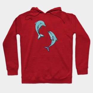 Couple of dolphins Hoodie